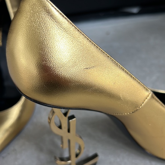 Gold Opyum YSL heels size 39 - Picture 10 of 11